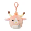 JAZWARES Squishmallow 3.5 Inch Howland The Bull Plush Clip