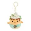 JAZWARES Squishmallow 3.5 Inch Nakobe The Axolotl Latte Plush Clip