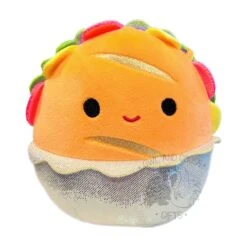 JAZWARES Squishmallow 5 Inch Iker The Hoagie Sandwich Neon Foods Plush Plush Toy