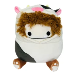 JAZWARES Squishmallow 12 Inch Benny The Bigfoot In Cow Costume Plush Toy