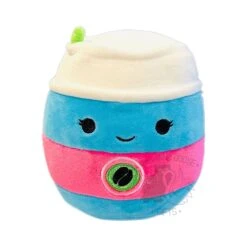 JAZWARES Squishmallow 5 Inch Aloeen The Latte Neon Foods Plush Toy