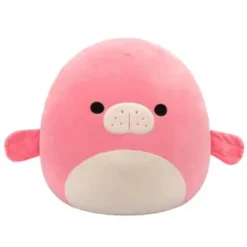 JAZWARES Squishmallow 5 Inch Morlai The Pink Manatee Plush Toy
