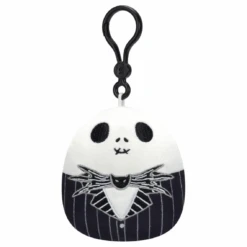 JAZWARES Squishmallow 3.5 Inch Jack Skellington Nightmare Before Christmas Plush Clip