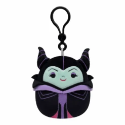 JAZWARES Squishmallow 3.5 Inch Maleficent Disney Villains Plush Clip