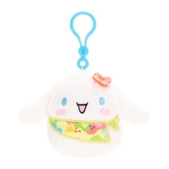 JAZWARES Squishmallow 3.5 Inch Sanrio Tropical Cinnamoroll Plush Clip