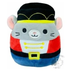 JAZWARES Squishmallow 5 Inch Murray The Nutcracker Mouse Christmas Plush Toy