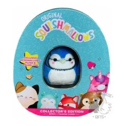 Squishmallow Micro Mallow Babs The Blue Jay Collector's Tin