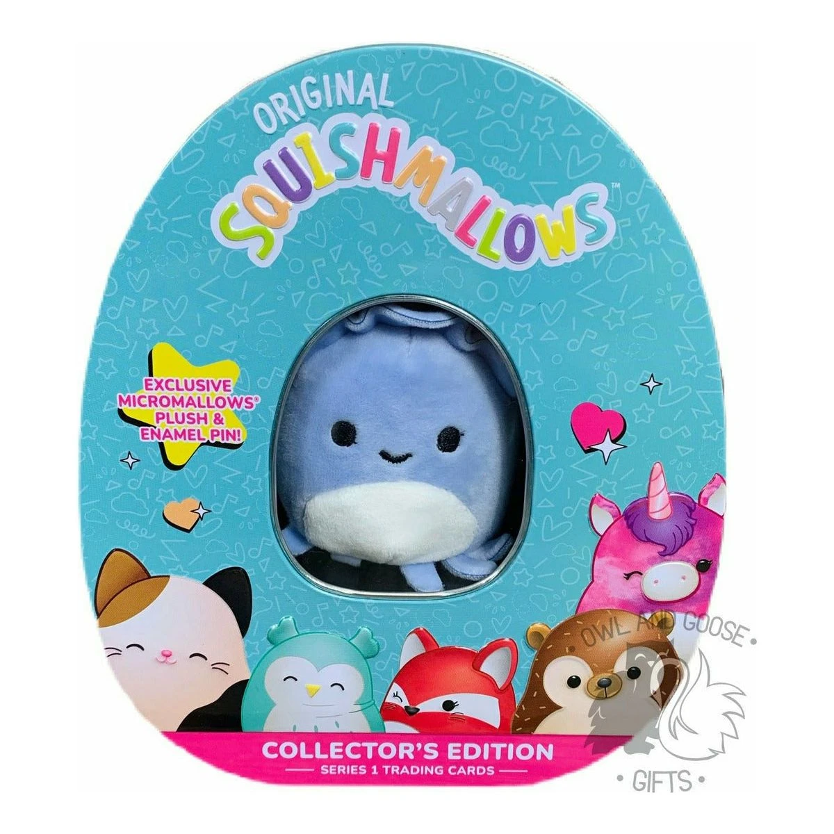 Squishmallow Micro Mallow Stacy The Squid Collector's Tin 1 Squishmallow Micro Mallow Stacy The Squid Collector's Tin