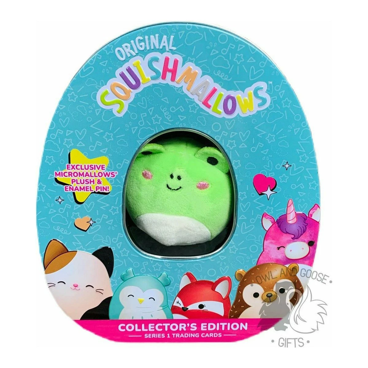 Squishmallow Micro Mallow Wendy The Frog Collector's Tin 1 Squishmallow Micro Mallow Wendy The Frog Collector's Tin