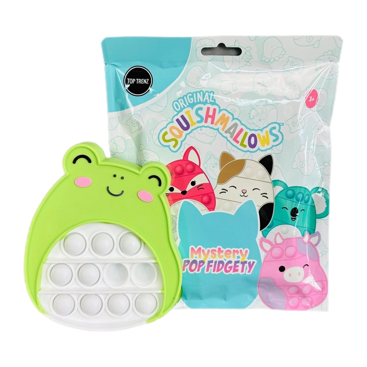 Top Trenz Squishmallow 5 Inch Mystery Pop Fidgety Blind Pack Fidget Toy 1 Top Trenz Squishmallow 5 Inch Mystery Pop Fidgety Blind Pack Fidget Toy