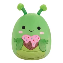 JAZWARES Squishmallow 12 Inch Trenton The Praying Mantis With Heart Ice Cream Valentine Plush Toy