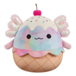 JAZWARES Squishmallow 5 Inch Tinley The Ice Cream Axolotl Valentine Plush Toy